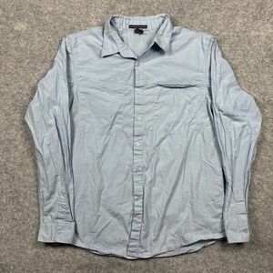 Marithe Francois Girbaud Button Shirt Mens 3XL Blue Long Sleeve